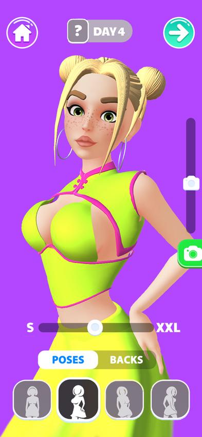 3d女友模拟器手游免费安卓紫色版截图