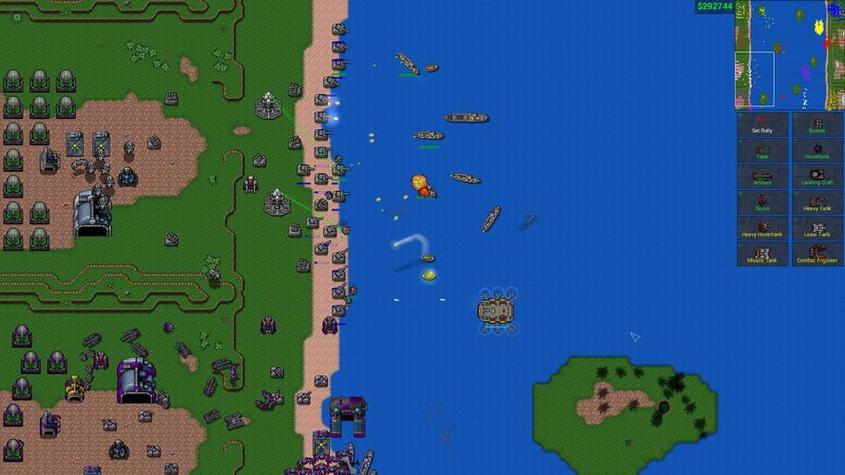 铁锈战争快速造兵无限金钱版蓝色版无广告免费截图