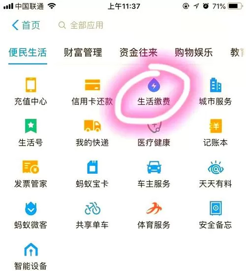 支付宝怎样交新奥燃气费缩略图