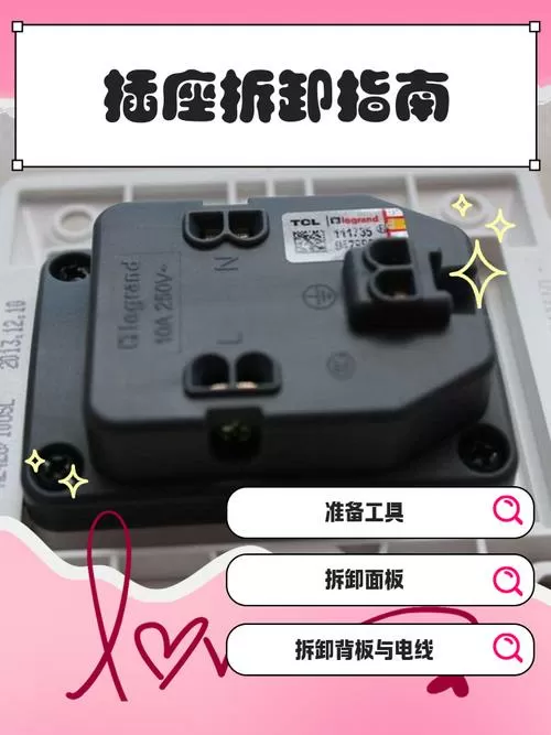 插座的维修与更换步骤图标