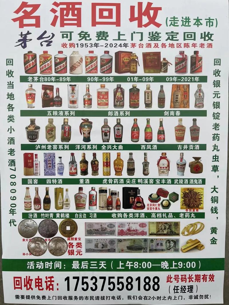 烟酒回收价格表老版本缩略图