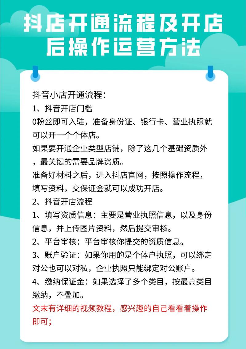 抖音小店个人店铺怎么开通加速永久截图