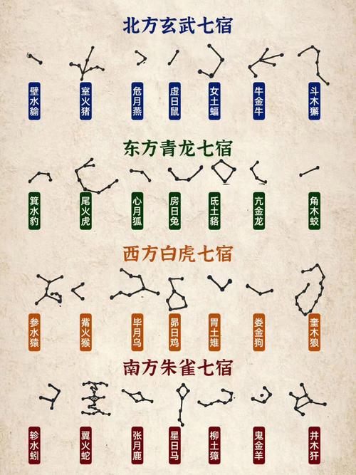 二十八星宿对照表通用版游戏截图