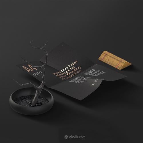 打印广告的宣传单黑色版免墙版截图