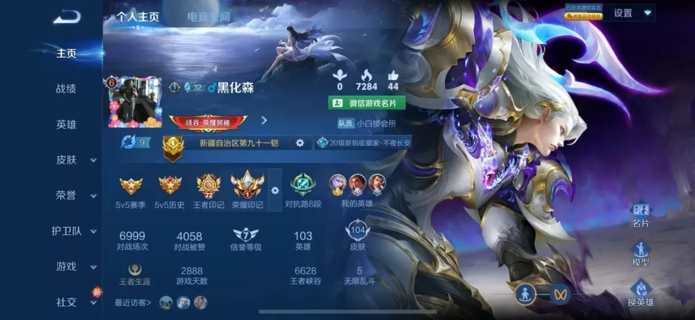 王者荣耀战力7000什么水平截图