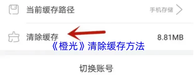 烂橘子怎么删缓存图标
