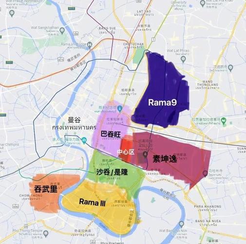 曼谷地图截图