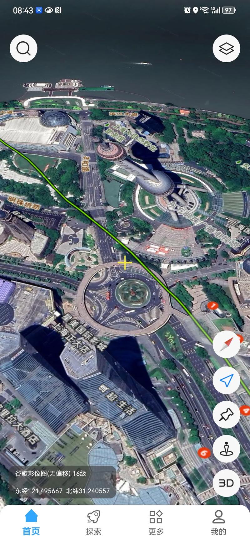 百度3d实景导航地图手机版下载截图