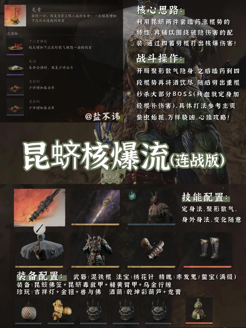 黑神话:悟空《黑神话悟空》轮椅流派配装加点分享截图