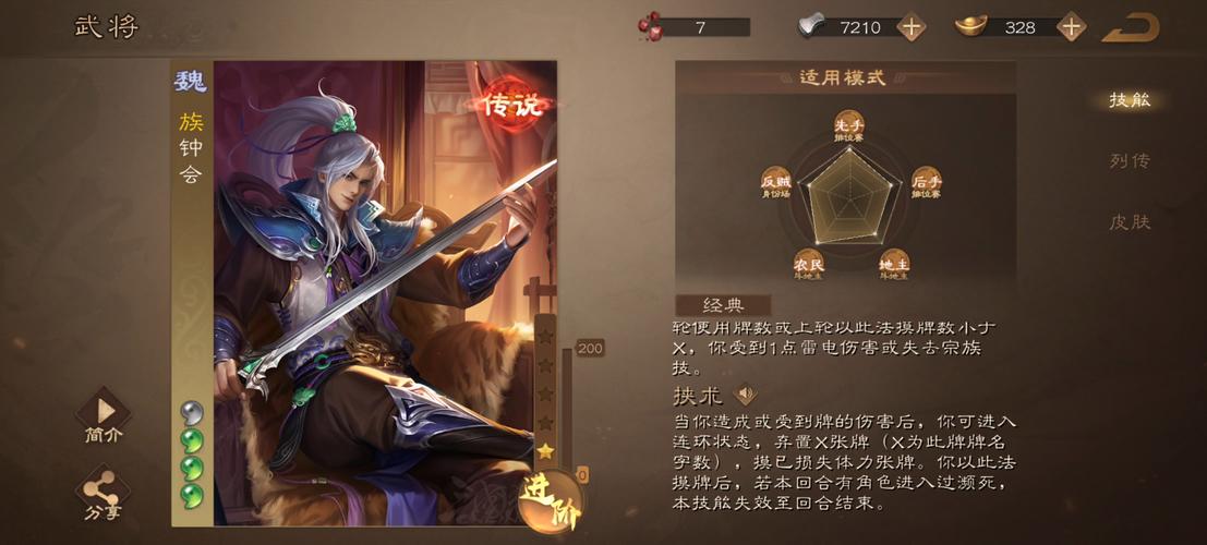 三国杀OL【武将攻略】精练策数的 ldquo 桀骜野心家 rdquo  mdash 族钟会截图