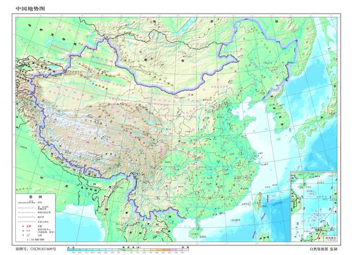 中国地形图全图截图