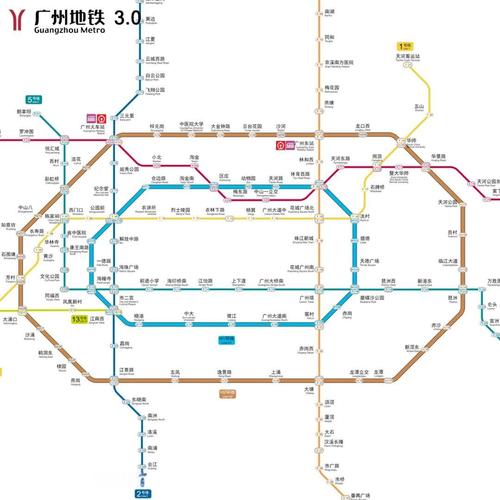 广州地铁路线图截图