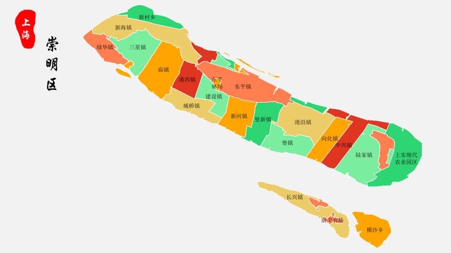 崇明地图截图