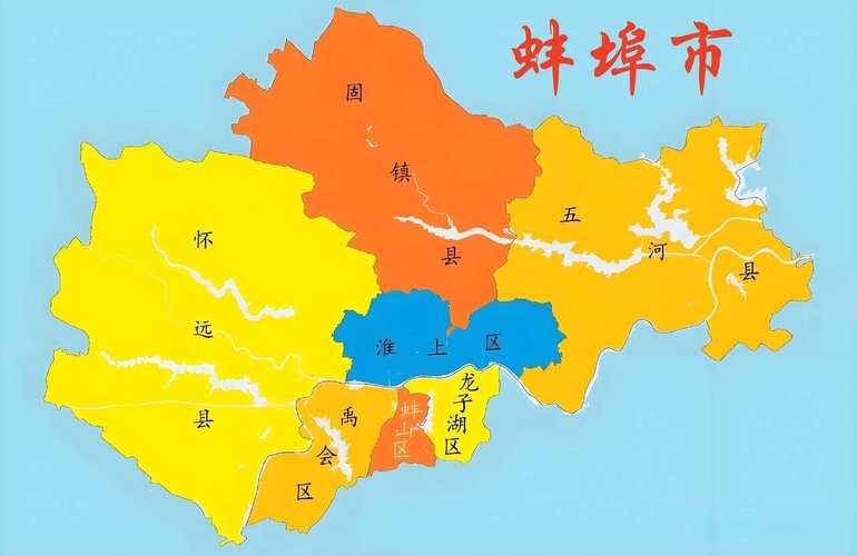 蚌埠市地图黑色免费最新版截图