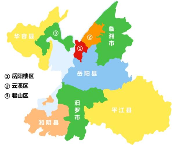 岳阳市标准地图缩略图