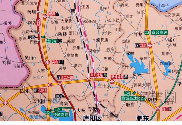 安徽交通地图最新正版截图
