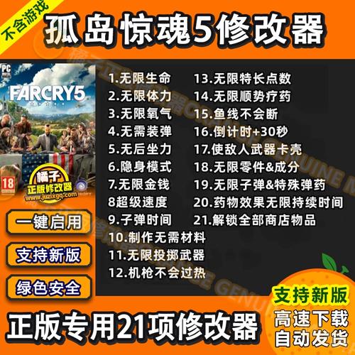 孤岛惊魂5修改器截图
