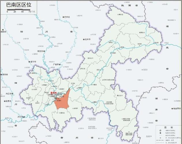 巴南区标准地图图标