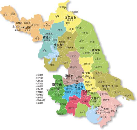 江苏省标准地图(政区版)截图