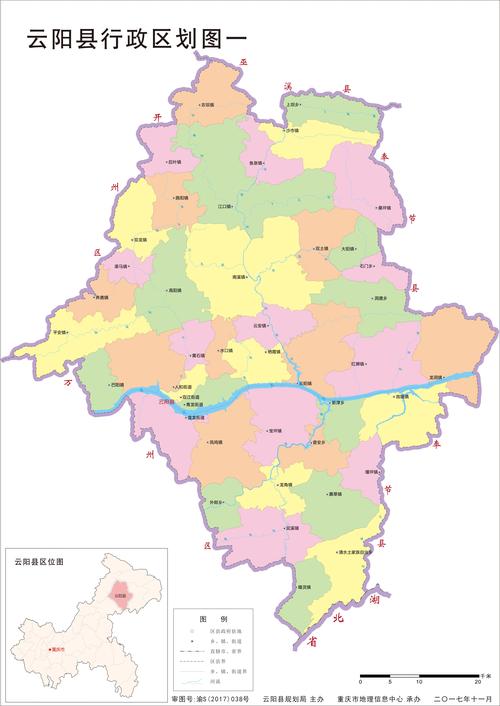 云阳县标准地图图标