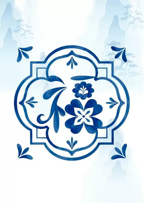 青花瓷样式图片