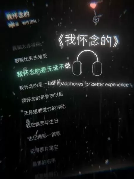 我怀念的歌词截图